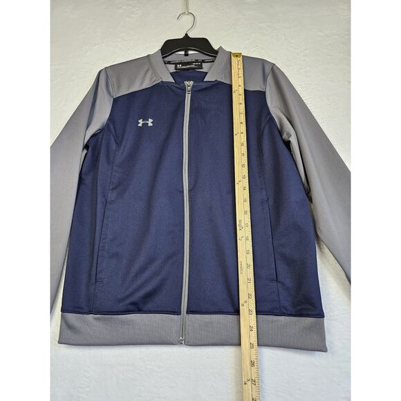 Under Armour Boys Challenger II Track Jacket/Sweater Size L, Blue, Gray Sports - Picture 6 of 11